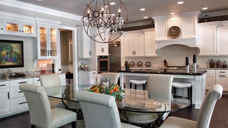 Pleasanton smart kitchen with touch panel